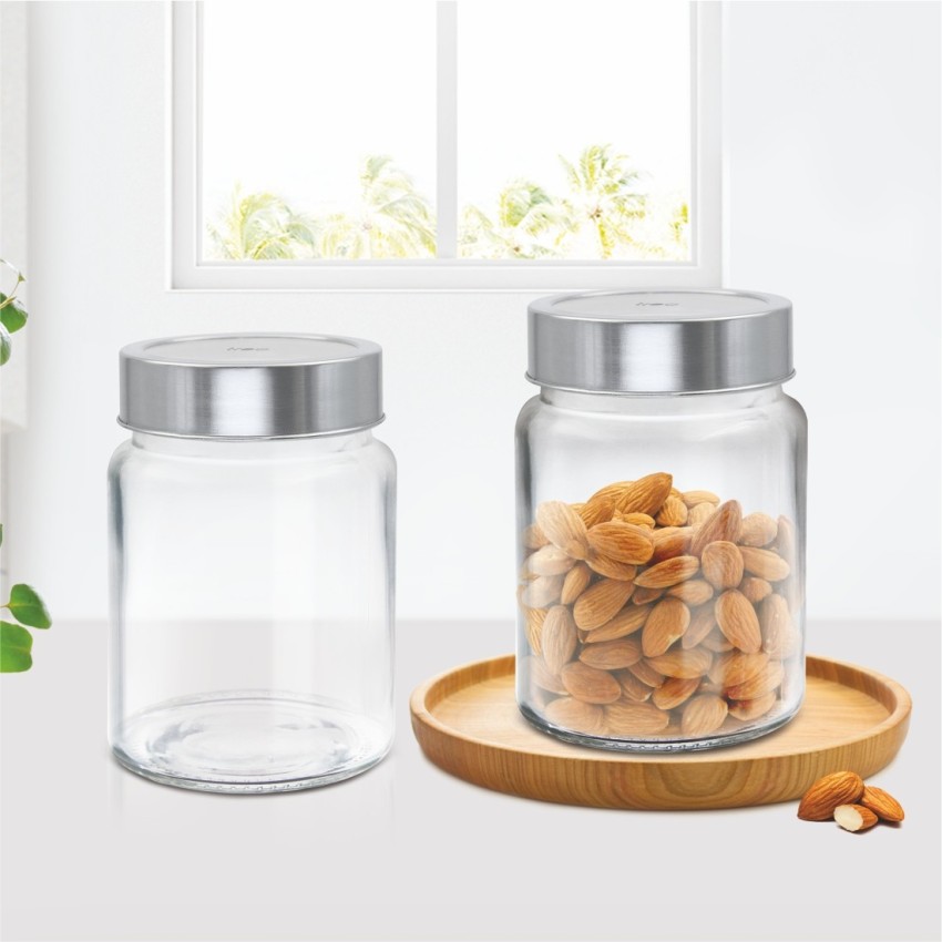 TREO Glass Grocery Container - 1000 ml Price in India - Buy TREO