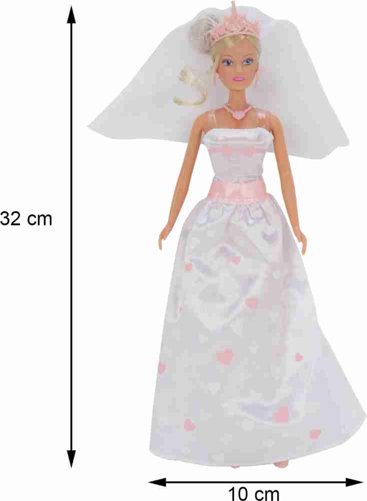 SIMBA Steffi Love Fashion Girl Bride Doll With bouquet Steffi