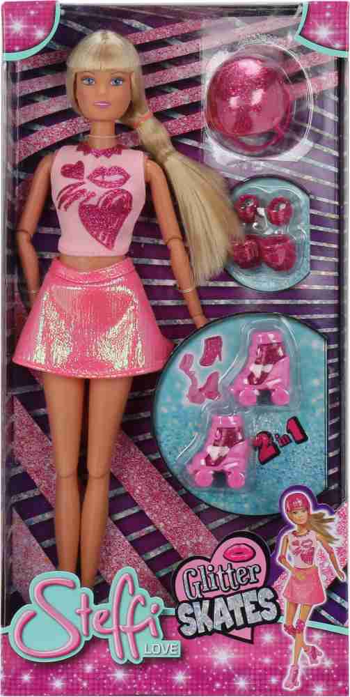 SIMBA Steffi Love Fashion Girl Doll With Glittery Roller Skates