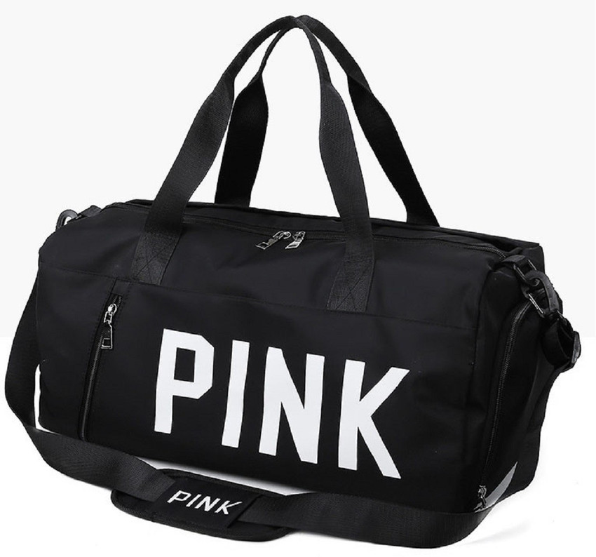 Pink workout shop bag