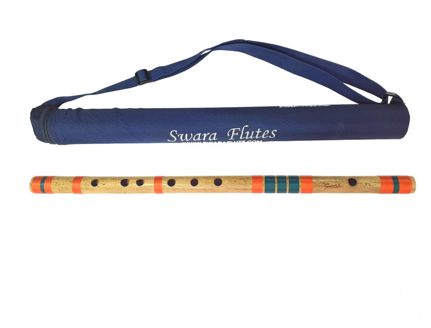 Swara Swara Flute B Natural Medium Bamboo flute with carry case