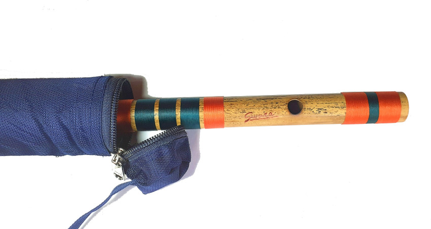 Swara Swara Flute B Natural Medium Bamboo flute with carry case