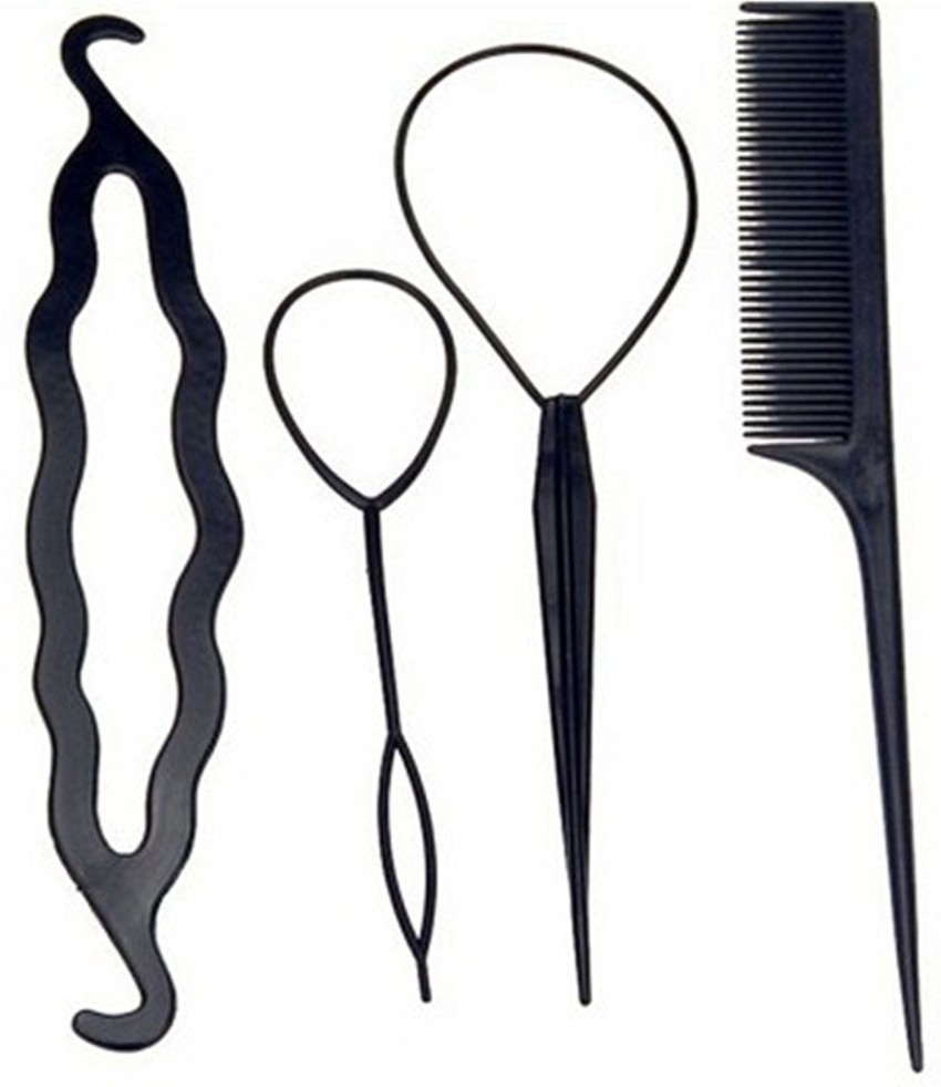 Chronex Pack of 6, Hair Styling Tool Kit Hair Loop Styling Tool / Ponytail  Maker Braid Extension Price in India - Buy Chronex Pack of 6, Hair Styling  Tool Kit Hair Loop