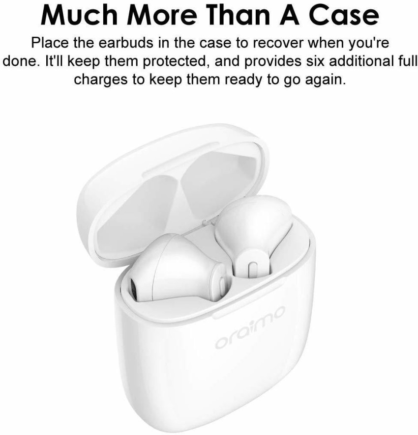 oraimo FreePods 3 TWS True Wireless Stereo Earbuds-White