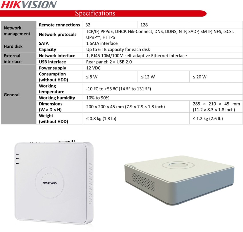 Hikvision eco sales series dvr price