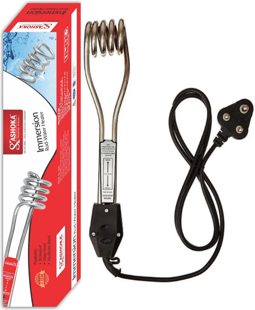 ASHOKA IWR-SK-444 1500 Immersion Heater Rod (WATER) 1500 W Immersion Heater  Rod Price in India - Buy ASHOKA IWR-SK-444 1500 Immersion Heater Rod  (WATER) 1500 W Immersion Heater Rod online at Flipkart.com