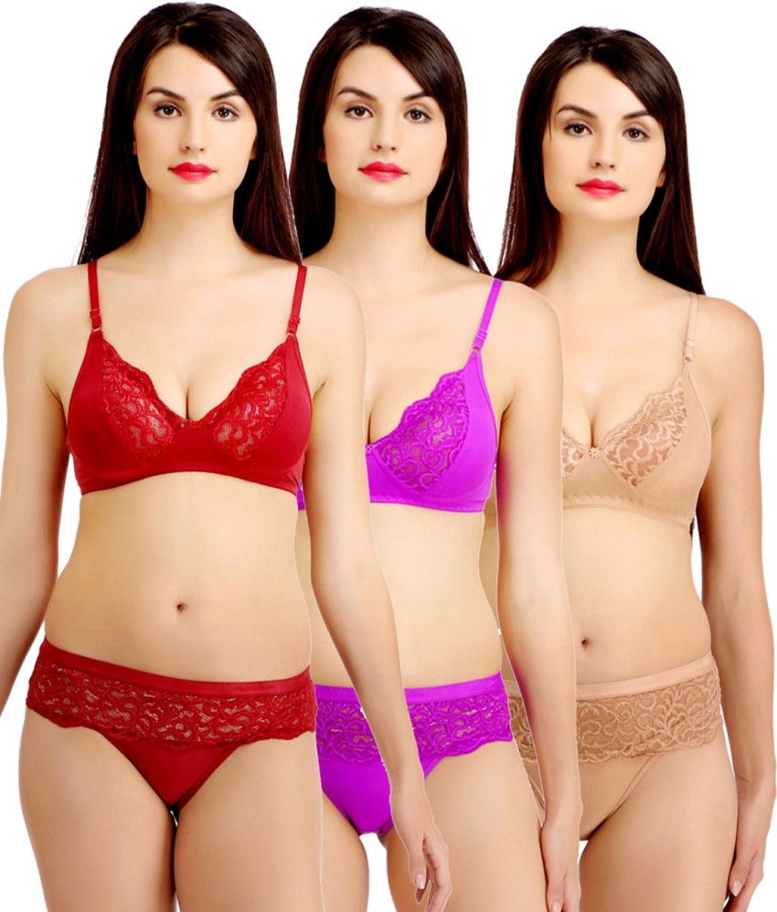 Buy Purple Lingerie Sets for Women by AROUSY Online