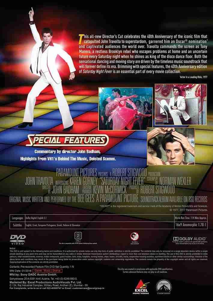 Saturday Night Fever Price in India Buy Saturday Night Fever