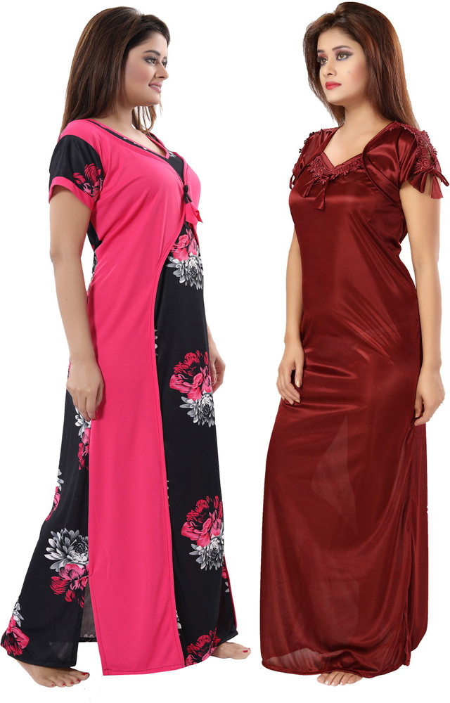 Buy Shopping World Women Nighty Set Online at Best Prices in India Flipkart