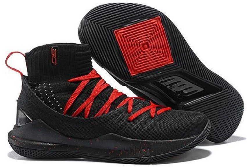 The Lebron CURRY 5 BLACK RED HIGH TOP Basketball Shoes For Men Buy The Lebron CURRY 5 BLACK RED HIGH TOP Basketball Shoes For Men Online at Best Price Shop