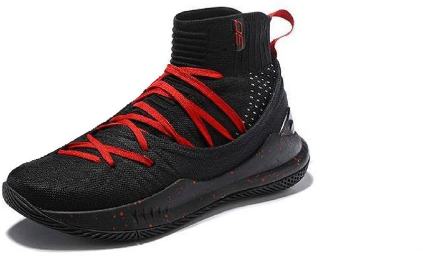 curry 5 red black