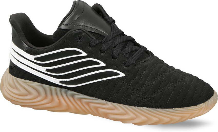 Adidas originals sobakov trainers in on sale white with gum sole