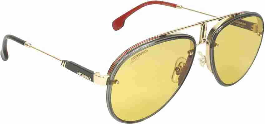 Buy CARRERA Aviator Sunglasses Yellow For Men Online Best Prices