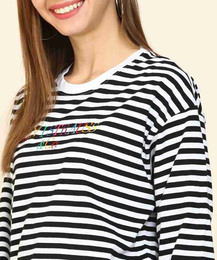 Levi long sleeve t cheap shirt women's