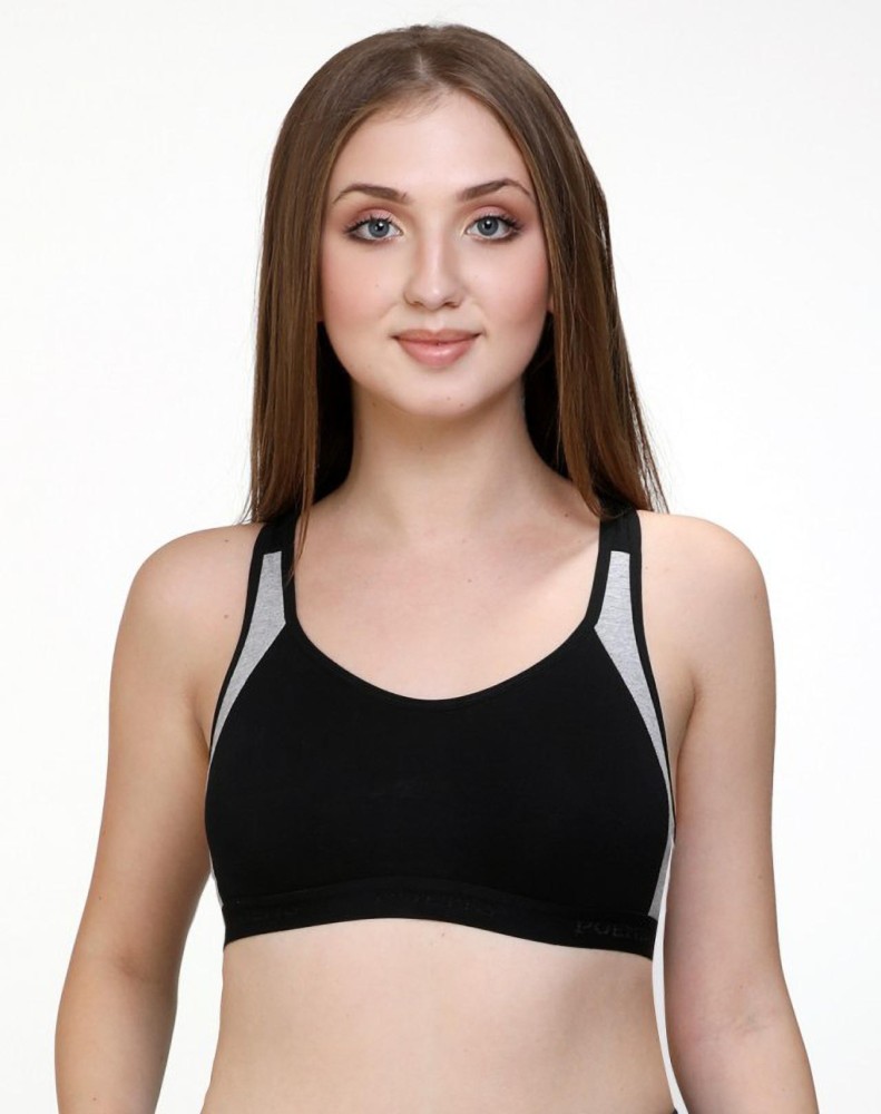 Groversons Paris Beauty by Groversons Paris Beauty Women Sports Non Padded  Bra - Buy Groversons Paris Beauty by Groversons Paris Beauty Women Sports  Non Padded Bra Online at Best Prices in India