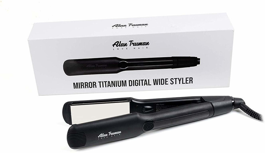 Alan Truman Mirror Titanium Wide Hair Straightener Alan Truman