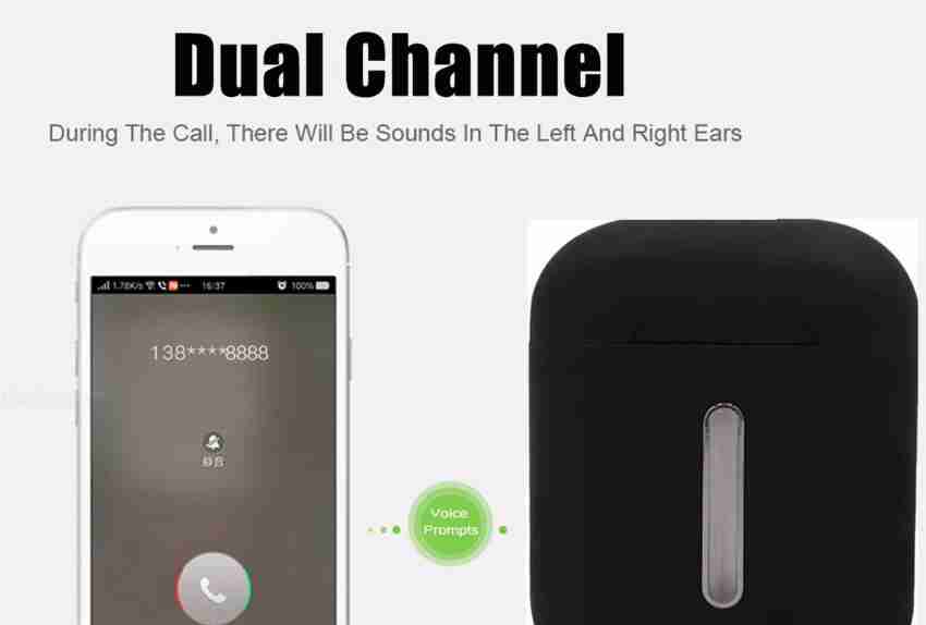 TECHGEAR Q8L Bluetooth 5.0 TWS Wireless Earbuds Control Earphone