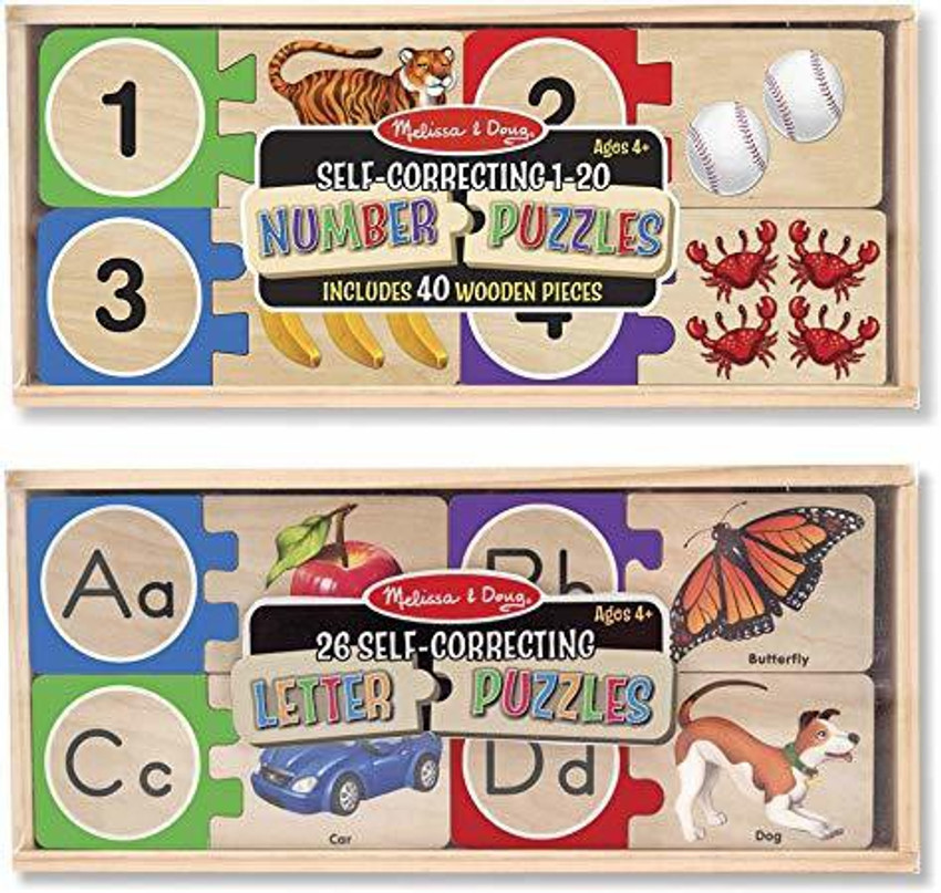 Melissa and doug letter puzzle top