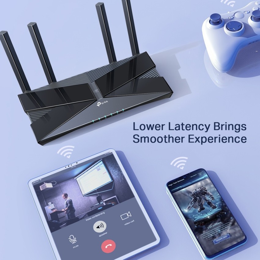 TP LINK Archer AX3000 4 Stream Gigabit Wi Fi 6 Router Black - Office Depot