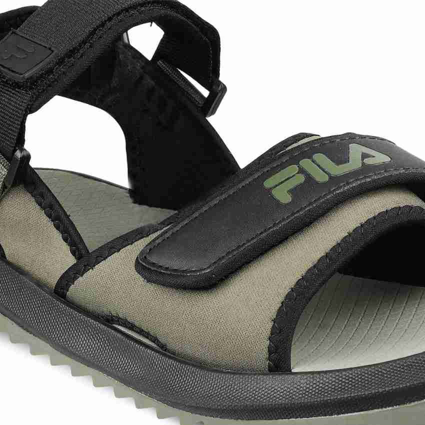 fila sandals mens green