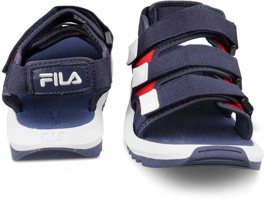 Fila Disruptor Sandal Womens Fashion Sandals in White Navy Red  115 US   Amazonin Shoes  Handbags