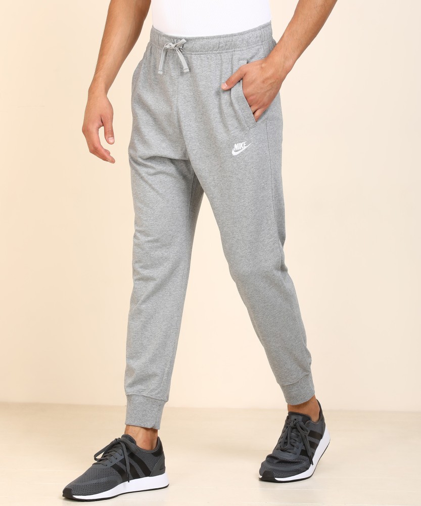 Nike Club cuffed sweatpants in charcoal heather - gray
