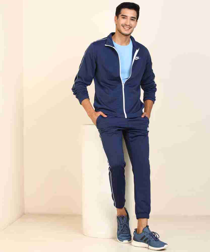 Nike blue cheap tracksuit mens