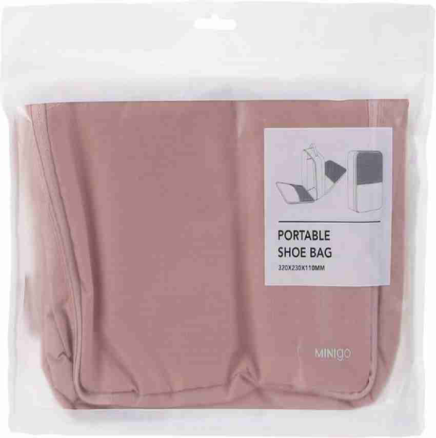 MINISO Portable Shoe Bag Pink Price in India Flipkart