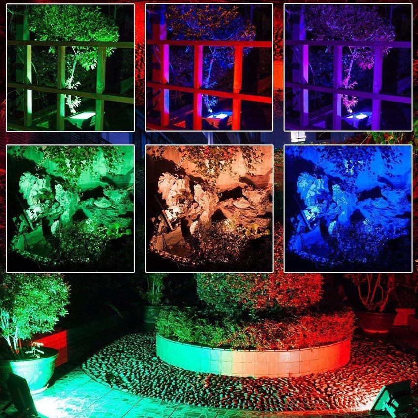 Colored flood deals lights