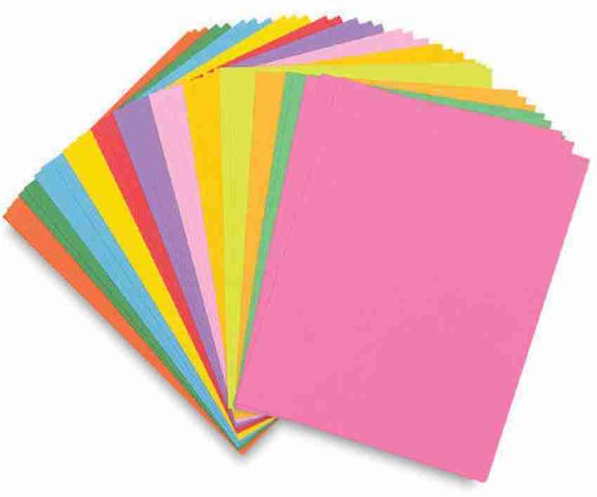 Multicolor Papar Color Paper Chart, For Drawing, GSM: 80 - 120 at Rs  8/piece in New Delhi