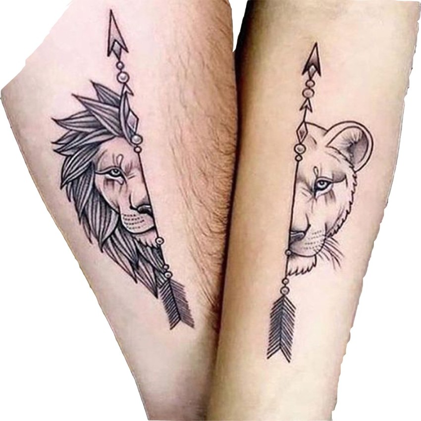 voorkoms King & Queen Couple Body Temporary tattoo - Price in India, Buy  voorkoms King & Queen Couple Body Temporary tattoo Online In India,  Reviews, Ratings & Features