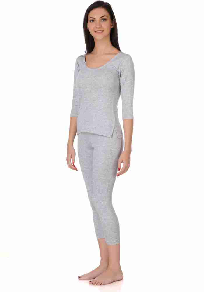 Women Grey Soft Fur Thermal Suit at Rs 700/set, Women Bodywarmer in  Ludhiana