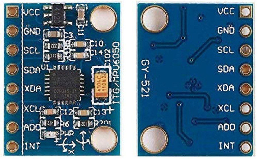 Dummy's Codes MPU6050 (GY521 Breakout) Arduino Mega 2560