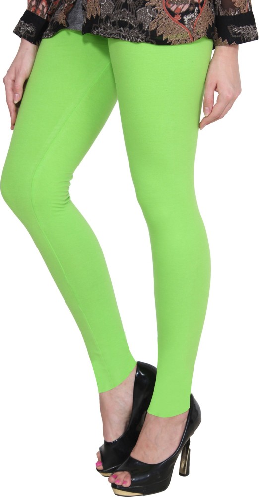 RANGMANCH BY PANTALOONS Women Green Solid Ankle-Length Leggings Price in  India, Full Specifications & Offers