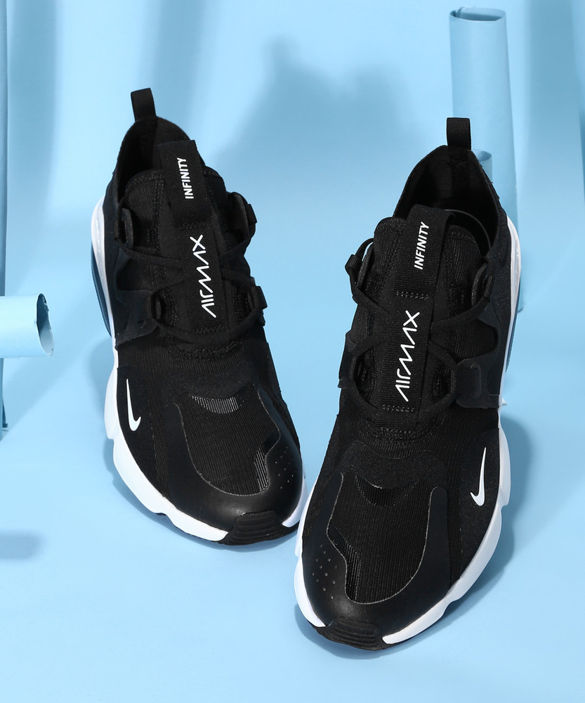 nike air max infinity black and blue