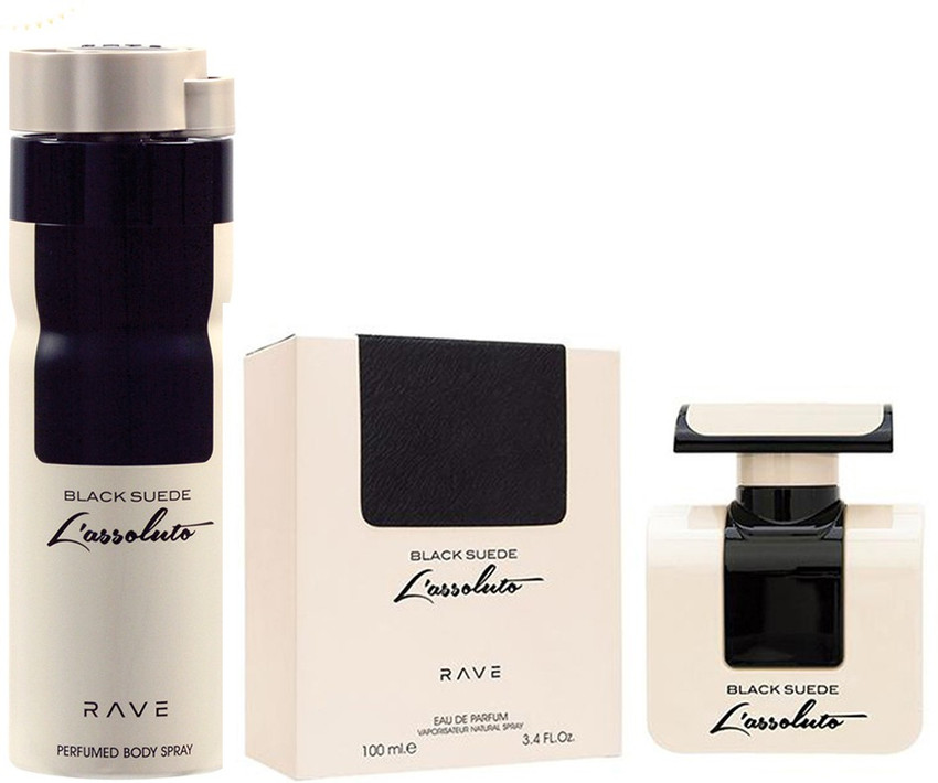 Black suede hot sale body spray