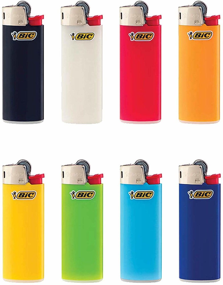 BIC Mini Lighters Pack of 50 Plastic Gas Lighter Price in India - Buy