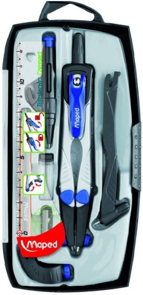 Maped Technic Compass Instrument Set (6 pieces set  