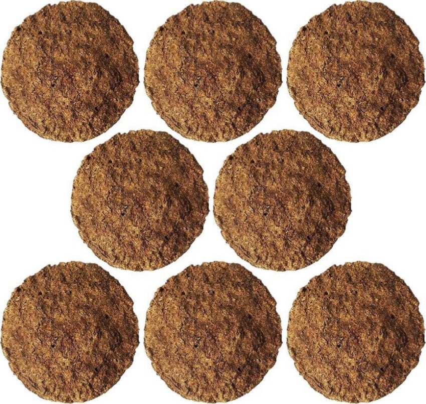 Radha Nandini Indian cow dung cake (small) 11 piece : Amazon.in: Home &  Kitchen