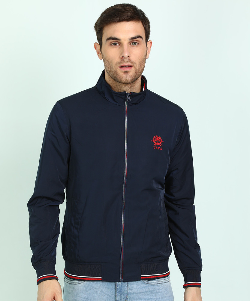 U.S. POLO ASSN. Full Sleeve Striped Men Jacket Buy U.S. POLO