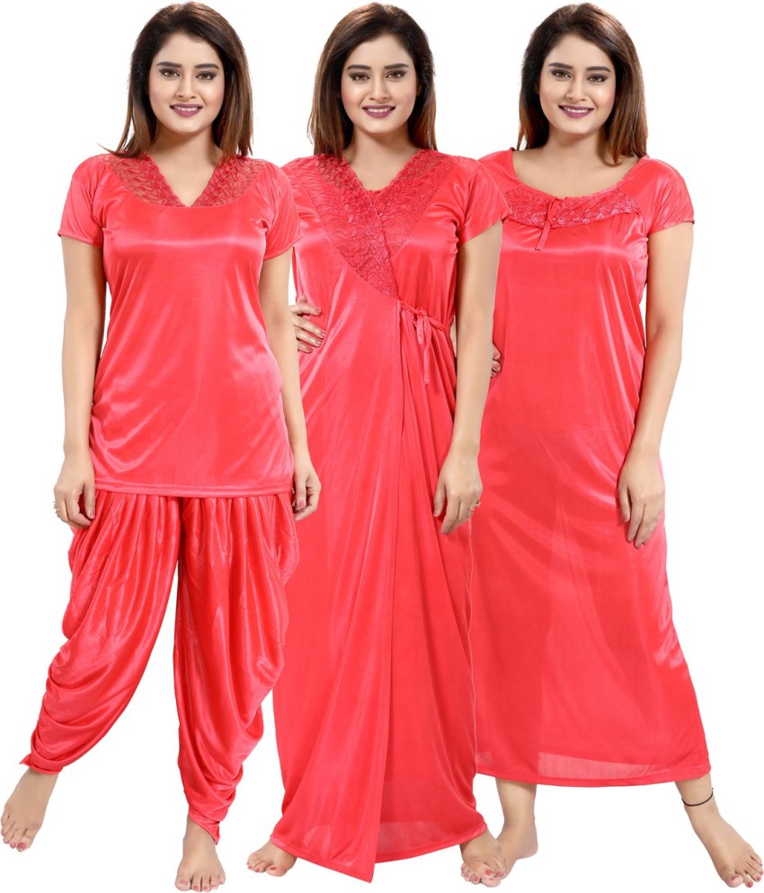 Lovira Women Nighty Set - Buy Lovira Women Nighty Set Online at Best Prices  in India