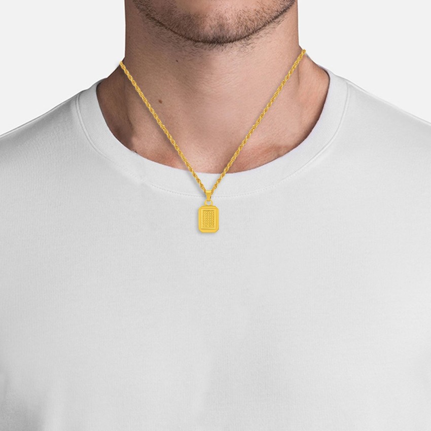 Gold on sale biscuit pendant