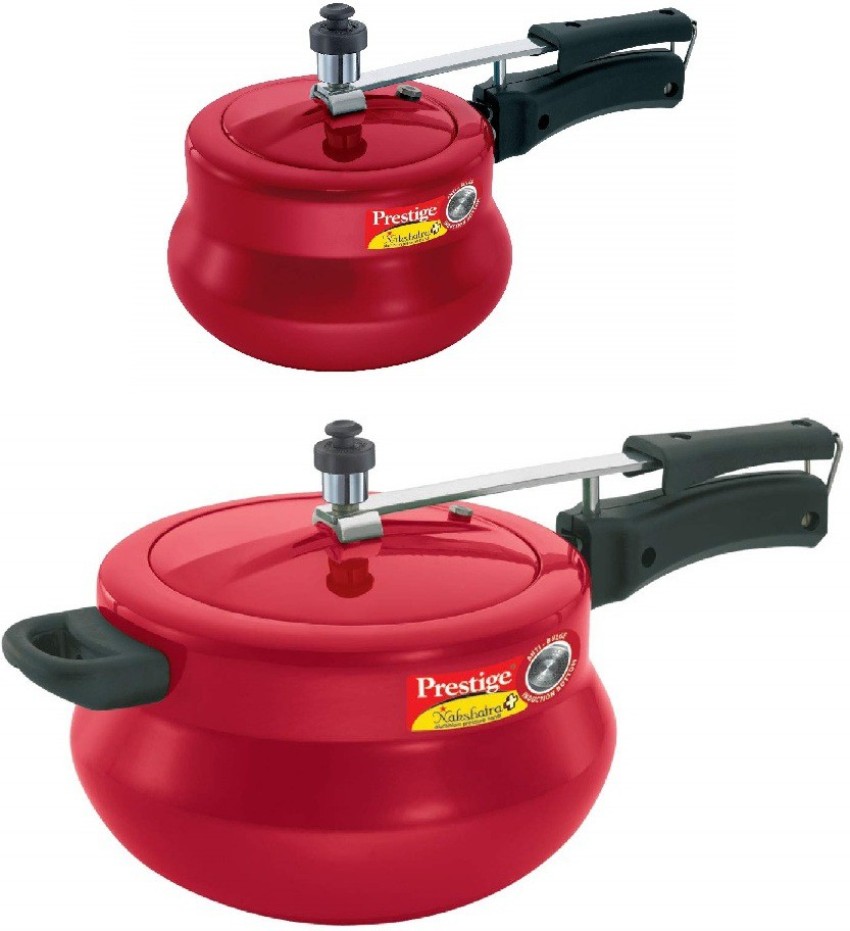 Prestige nakshatra pressure discount cooker 3 litres red