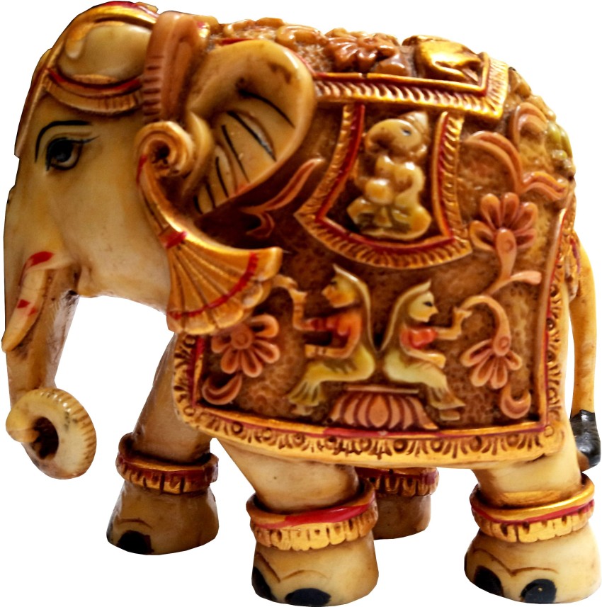 Artivoke Resin Beautiful Small Elephant Statue
