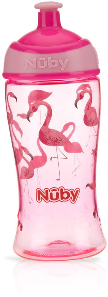 NUBY Pop up super slurp sippy Cups for your Kids Pink with