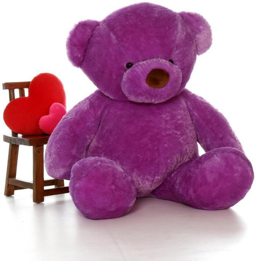 Violet colour teddy bear sales