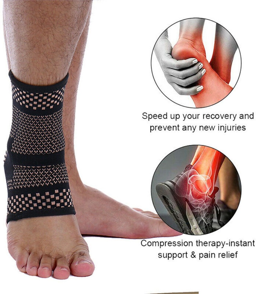 PE Ankle Knee cap calf joint brace Compression Foot pain relief