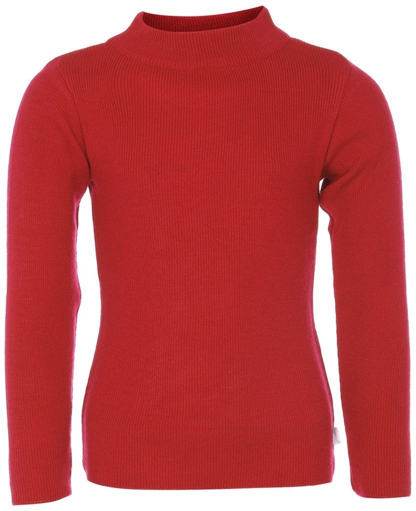 IN Love Solid Crew Neck Casual Boys Girls Red Sweater Buy