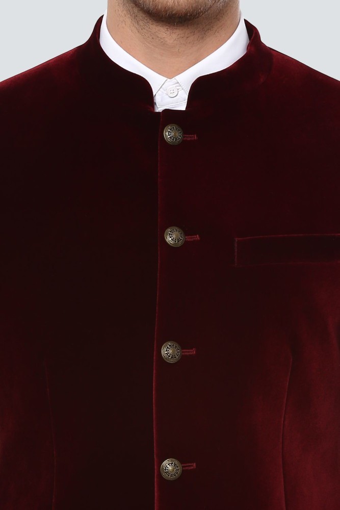 Louis philippe hot sale velvet blazer