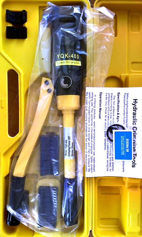 VOLTZ 16 400mm2 Pressure 20Tons Hydraulic Crimping Tool for COPPER
